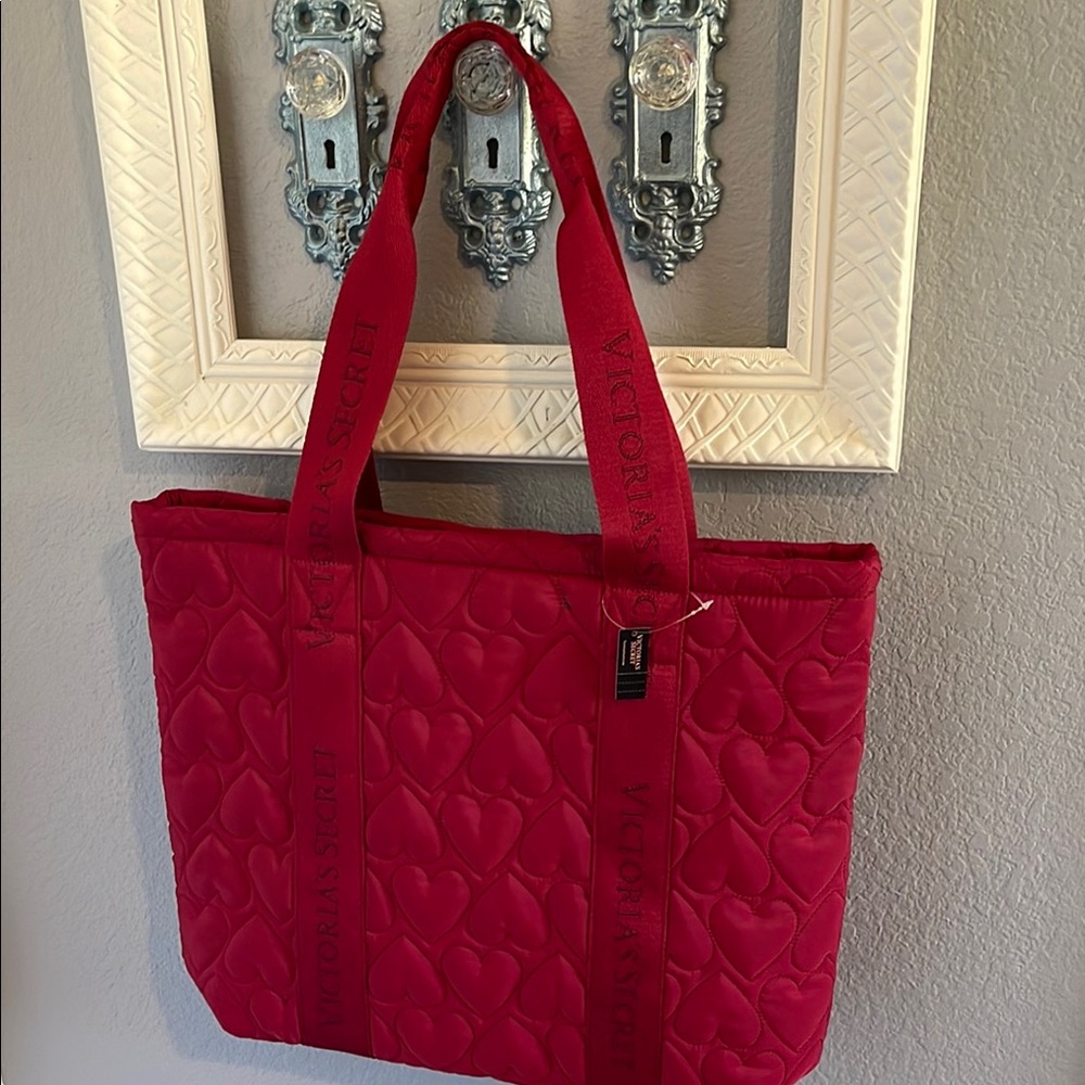 Victoria's Secret Red Tote Bag